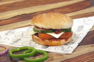 Chili Paneer Burger